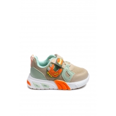 Bej Su Yesıl Orange Unisex Çocuk Sneaker Ayakkabı 461BA105