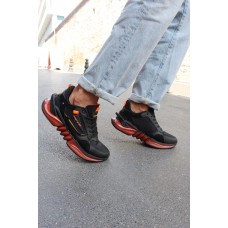 Siyah Turuncu Erkek Sneaker Ayakkabı 572MA2499