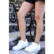 Beyaz Kadın Sneaker Ayakkabı 416ZAFAIR