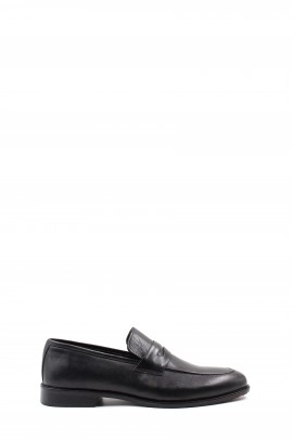 Hakiki Deri Siyah Erkek Klasik Ayakkabı 159MA020