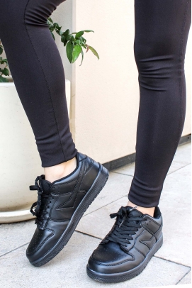 Siyah Kadın Sneaker Ayakkabı 500ZA8075