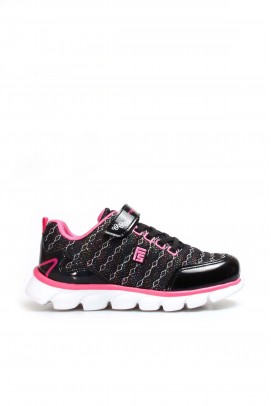 Siyah Fuşya Unisex Çocuk Spor Ayakkabı 991XA1259