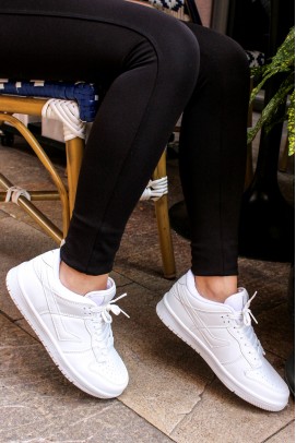 Beyaz Kadın Sneaker Ayakkabı 500ZA8075
