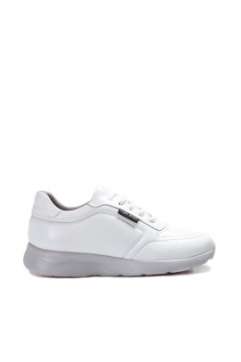 Hakiki Deri Beyaz Kadın Spor Ayakkabı 517ZA5031