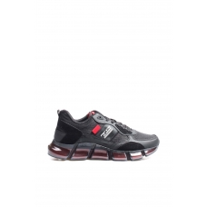 Siyah Kırmızı Erkek Yürüyüş Ayakkabı 572MA2537