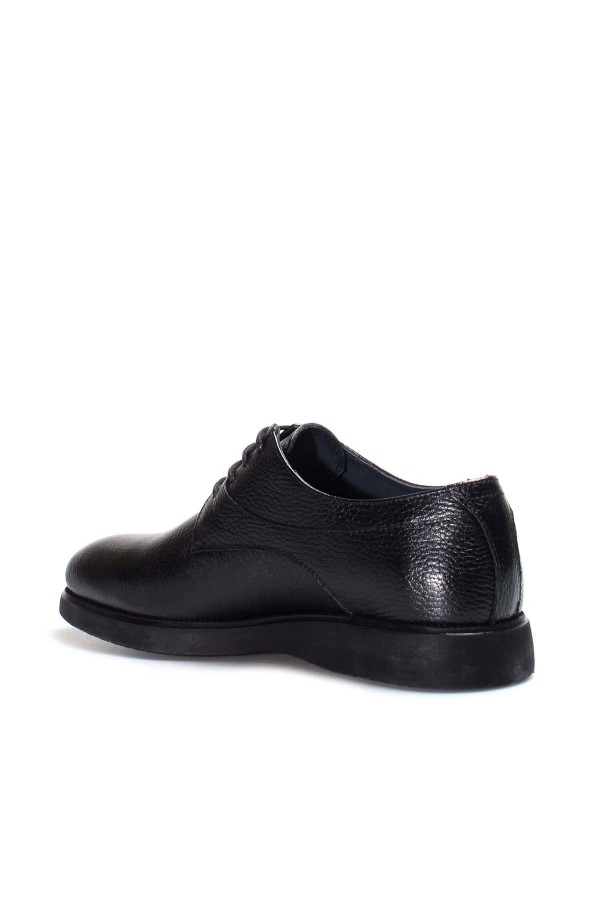 Hakiki Deri Siyah Erkek Serisonu Ayakkabı 594MA700-7
