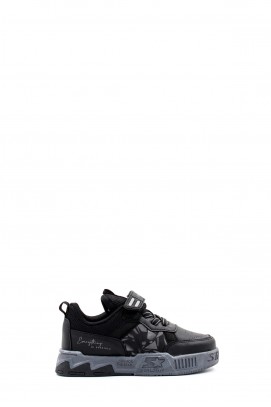 Siyah Füme Unisex Çocuk Sneaker Ayakkabı 598XCA039
