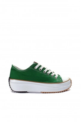 Yeşil Kadın Sneaker Ayakkabı 620ZA949