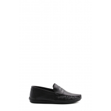 Hakiki Deri Siyah Erkek Loafer Ayakkabı 628MAF4001