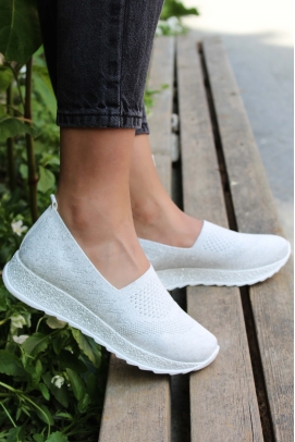 Beyaz Kadın Casual Ayakkabı 629ZA501-1001