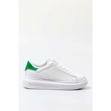 Beyaz Yeşil Kadın Sneaker Ayakkabı 666ZAF1560
