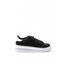 Siyah Beyaz Kadın Sneaker Ayakkabı 666ZAF1560
