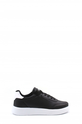 Siyah Beyaz Kadın Sneaker Ayakkabı 666ZA158
