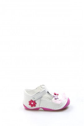 Hakiki Deri Beyaz Bebek Casual Ayakkabı 891BA505