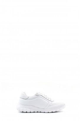 Hakiki Deri Beyaz Kadın Casual Ayakkabı 950ZAS-8023