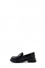 Hakiki Deri Siyah Kız Çocuk Casual Ayakkabı 006XA520    