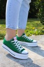 Yeşil Kadın Sneaker Ayakkabı 620ZA1907     