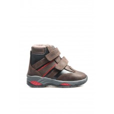 Hakiki Deri Kahve Unisex Çocuk Worker Bot 006SXCA980