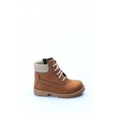 Hakiki Deri Gingery Nubuck Unisex Çocuk Worker Bot 006SPA1002