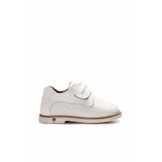 Hakiki Deri Bej Unisex Çocuk Casual Ayakkabı 006PA23
