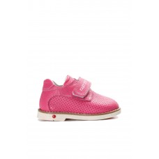 Hakiki Deri Fuşya Nubuk Unisex Çocuk Casual Ayakkabı 006PA23