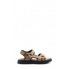 Hakiki Deri Kum Erkek Klasik Sandalet 018MAG422-609