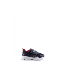 Navy Blue Red Unisex Çocuk Sneaker Ayakkabı 133XCAA-35