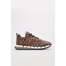 Hakiki Deri Leopar Kadın Casual Ayakkabı 167ZA40046-3