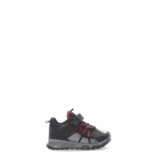 Black Gray Red Unisex Çocuk Sneaker Ayakkabı 615XCA2000