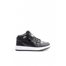 Black White Unisex Çocuk Sneaker Ayakkabı 500FA8070