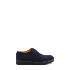 Hakiki Deri Navy Blue Suede Erkek Casual Ayakkabı 628MABKN203