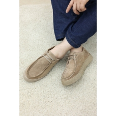 Hakiki Deri Mink Suede Erkek Casual Ayakkabı 628MA2024