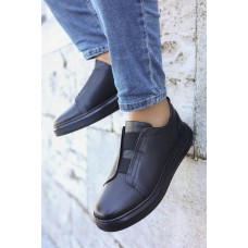 Hakiki Deri Black Erkek Casual Ayakkabı 628MA030