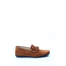 Hakiki Deri Taba Süet Erkek Loafer Ayakkabı 628MA01
