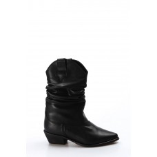 Siyah Kadın Western Bot 629SZA229-97