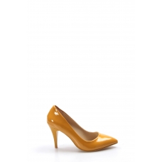 Mustard Patent Kadın Stiletto Ayakkabı 629ZA039-089