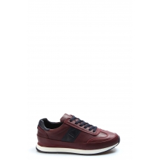 Hakiki Deri Bordo Erkek Spor Ayakkabı 723MA8119