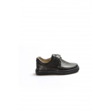 Hakiki Deri Siyah Unisex Çocuk Casual Ayakkabı 770PA917