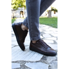 Hakiki Deri Kahve Erkek Casual Ayakkabı 819MA501