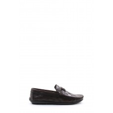 Hakiki Deri Kahve Erkek Loafer Ayakkabı 819MA109
