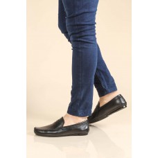 Hakiki Deri Siyah Erkek Loafer Ayakkabı 858MA410