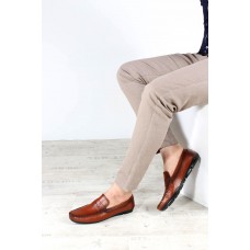 Hakiki Deri Taba Erkek Loafer Ayakkabı 858MA410