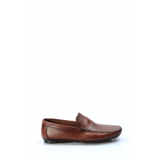 Hakiki Deri Taba Erkek Loafer Ayakkabı 858MA411