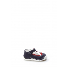 Hakiki Deri Tommy Lacivert Bebek Casual Ayakkabı 891BA503