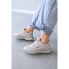 Beige Kadın Sneaker Ayakkabı 925ZA012