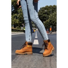 Hakiki Deri Taba Nubuk Unisex Outdoor Bot 938SGA50