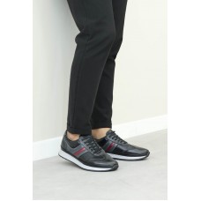 Hakiki Deri Siyah Erkek Spor Ayakkabı 951MA6520