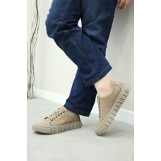 Hakiki Deri Mink Nubuck Erkek Casual Ayakkabı 951MA025