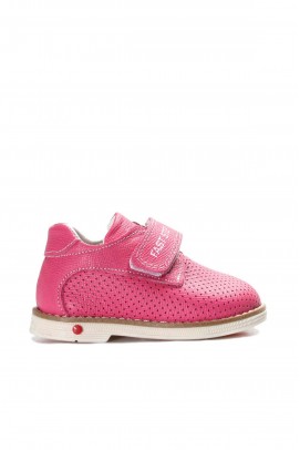 Hakiki Deri Fuchsia Nubuck Unisex Çocuk Casual Ayakkabı 006PA23