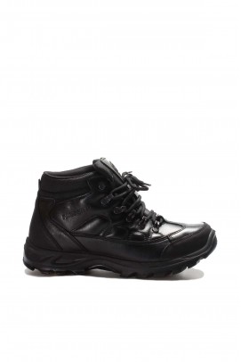 Hakiki Deri Siyah Unisex Outdoor Bot 117SXA5538
